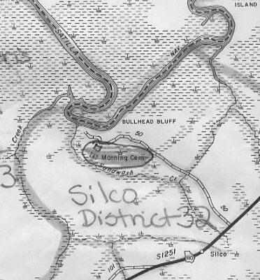 Map of Bullhead Bluff