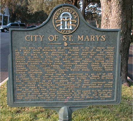 St. Marys Marker
