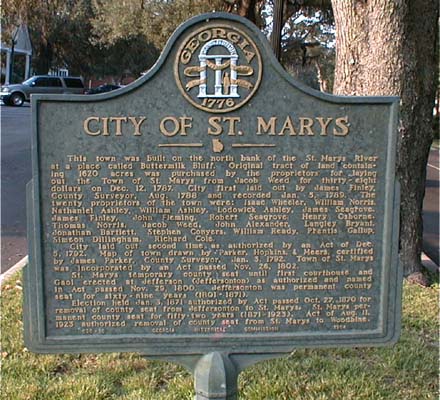St. Marys Marker